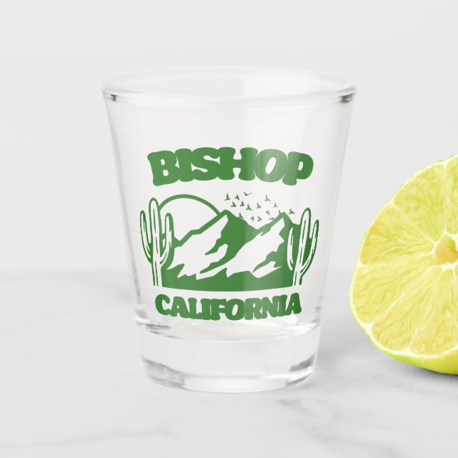 Vaso De Chupito Bishop California (Anverso)