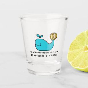 Vaso De Chupito Bitcoin Whale Crypto Investor & BTC Trading Design