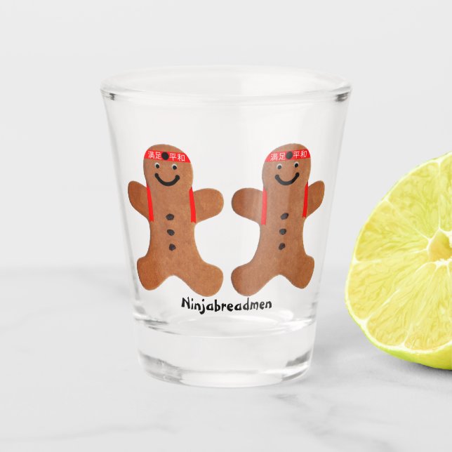 Vaso De Chupito Bizcocho de Ninjabreadman (galleta) (Anverso)