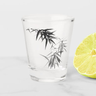 Vaso De Chupito Black Bamboo Twig