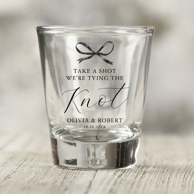 Vaso De Chupito Black Bow Toma Un Boda De Tiroteo (Subido por el creador)