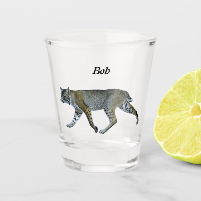 Vaso De Chupito Bobcat (Anverso)