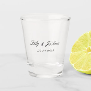 Vaso De Chupito Boda Clásica Atemporal