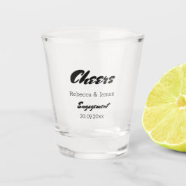 Vaso De Chupito Boda de compromiso de animadores personalizados