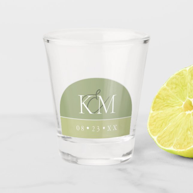 Vaso De Chupito Boda de tonos de color ID901 (Anverso)