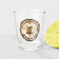 Boda de Woodland Salvar el Corazón del Anillo del