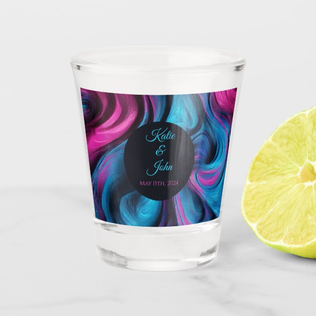 Vaso De Chupito Boda-Dinero/Danza de tiro- (Anverso)