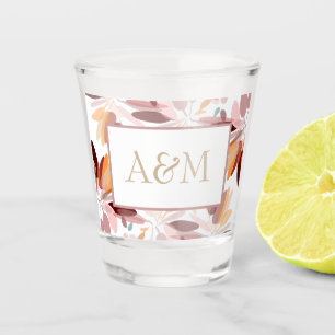Vaso De Chupito Boda/Monogramed Spring Style Floral moderno