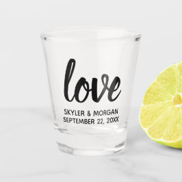 Vaso De Chupito Boda personalizada moda moderna de la escritura
