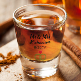 Vaso De Chupito Boda personalizado
