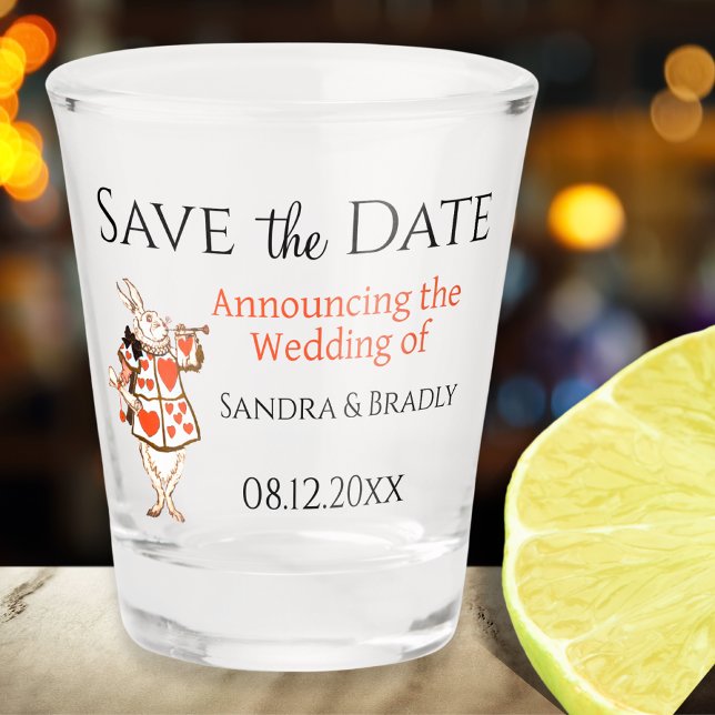 Vaso De Chupito Boda salva el conejo de las maravillas (Subido por el creador)