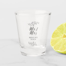 Vaso De Chupito Boda Shot Glass Favorito sencillo personalizado
