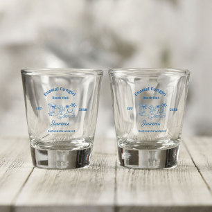 Vaso De Chupito Bodega costera Blue Ocean Bachelorette fin de sema