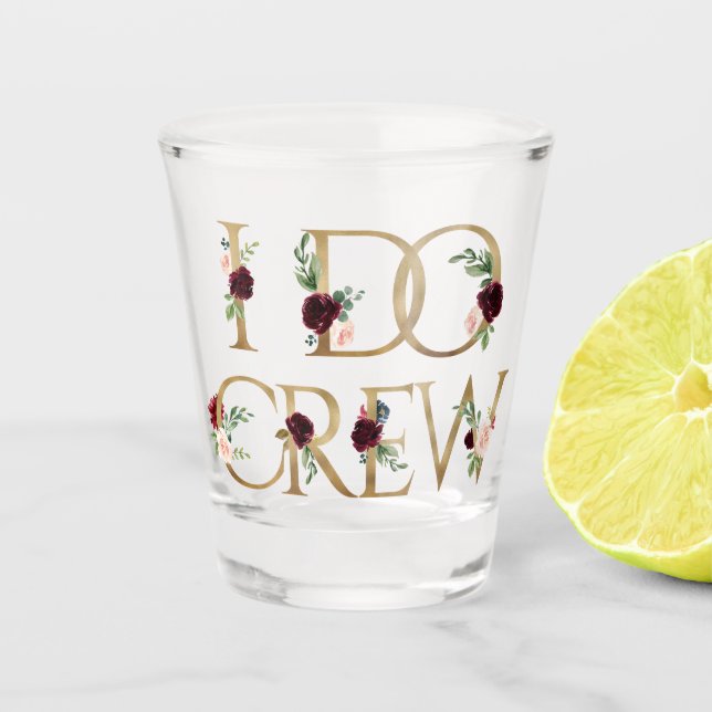 Vaso De Chupito Boho Bling | Bachelorette Bridal Party I Do Crew (Anverso)