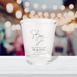 Vaso De Chupito Boho Floral | Boda Terracota Guardar La Fecha