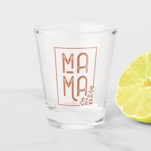 Vaso De Chupito Boho Mama ruso (Anverso)