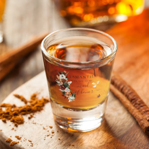 Vaso De Chupito Boho Otoño   ¿Serás mi Dama de Honor?