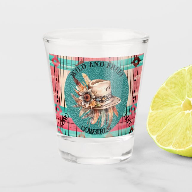 Vaso De Chupito Boho Wild and Free Tequila (Anverso)