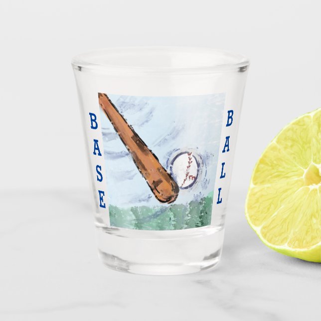 VASO DE CHUPITO BOLA DE BÉISBOL (Anverso)