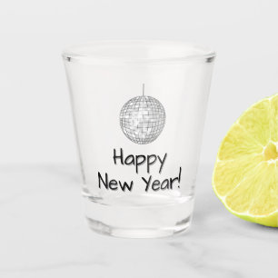 Vaso De Chupito Bola de disco de Año Nuevo Feliz