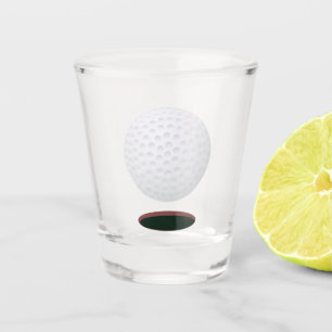 Vaso De Chupito Bola de golf y vidrio caliente de hoyo