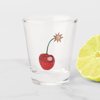 Vaso De Chupito Bomba de cerezo purpurina