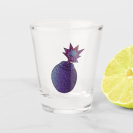 Vaso De Chupito Bomba de galaxia purpurina