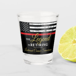 Vaso De Chupito Bombero del Departamento de Bomberos de Retiro