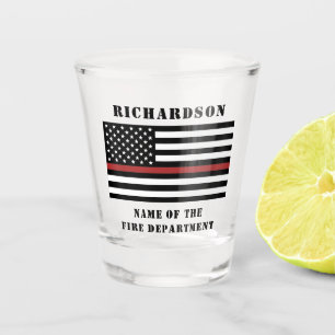 Vaso De Chupito Bombero personalizado Departamento de bomberos del