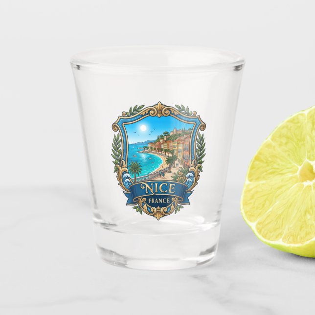 Vaso De Chupito Bonita Francia (Anverso)