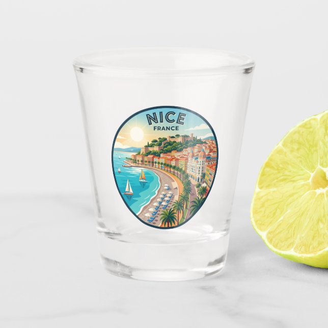 Vaso De Chupito Bonita Francia (Anverso)