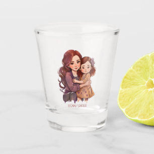 Vaso De Chupito Bono de mamá y hija Adorable (11)