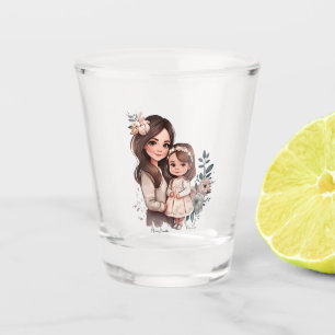 Vaso De Chupito Bono de mamá y hija Adorable (3)