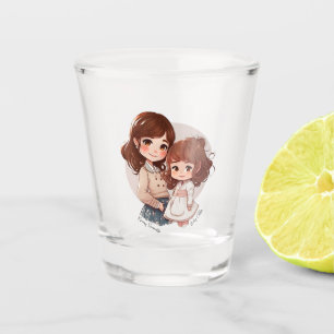 Vaso De Chupito Bono de mamá y hija Adorable (4)