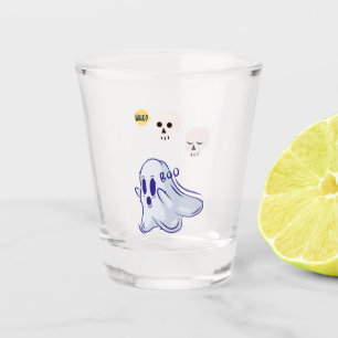 Vaso De Chupito Boo Ghost UK 31 Spooky USA Skull Octubre Halloween