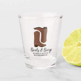 Vaso De Chupito Boots & Booze Austin Texas Bachelorette