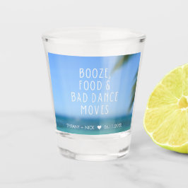 Vaso De Chupito Booze Food Bad Dance Beach Wedding Favor