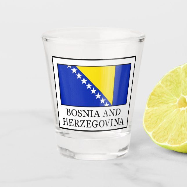 Vaso De Chupito Bosnia y Herzegovina (Anverso)