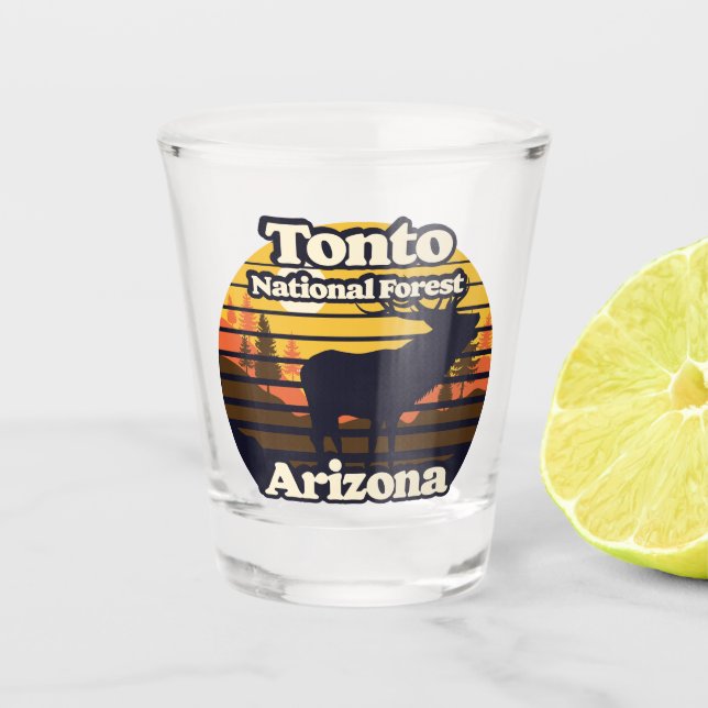 Vaso De Chupito Bosque Nacional de Tonto Arizona (Anverso)