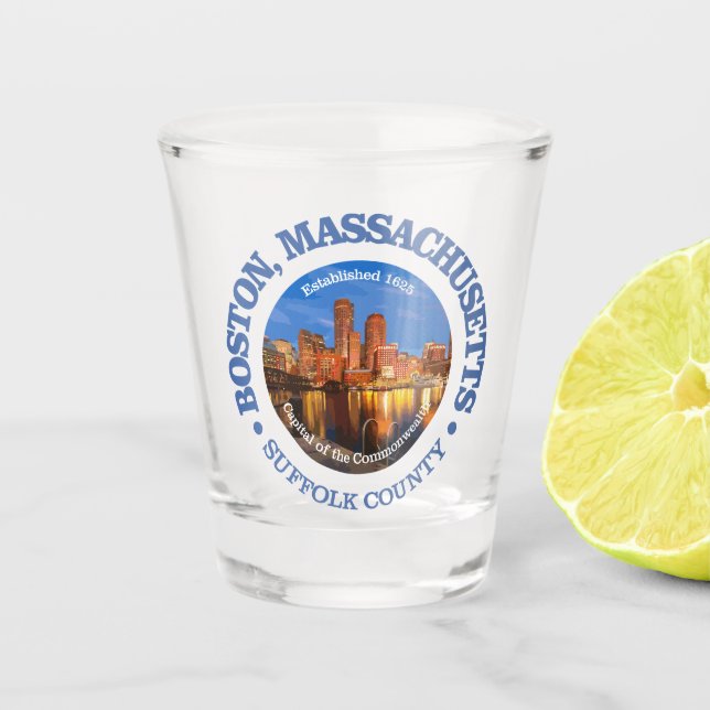 Vaso De Chupito Boston (ciudades) (Anverso)