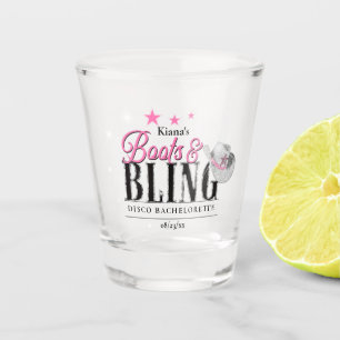 Vaso De Chupito Botas y Brillo Disco Despedida de Soltera ID925