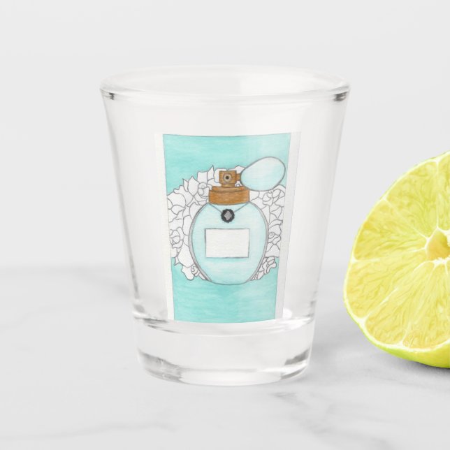 Vaso De Chupito Botella de Perfume (Anverso)