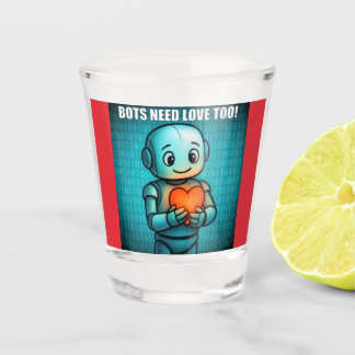 Vaso De Chupito Bots Need Love Too - 