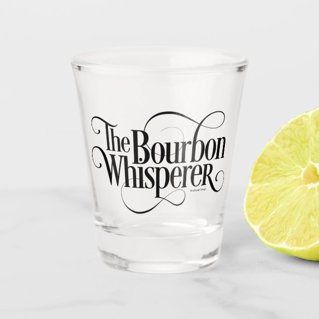 Vaso De Chupito Bourbon Whisperer (Anverso)