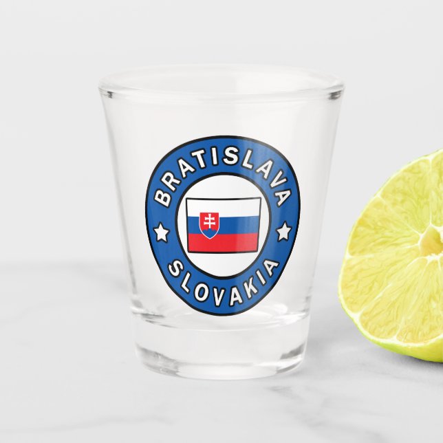 Vaso De Chupito Bratislava Eslovaquia (Anverso)