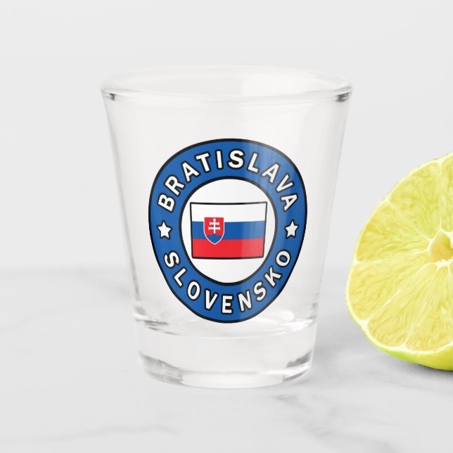 Vaso De Chupito Bratislava Slovensko (Anverso)