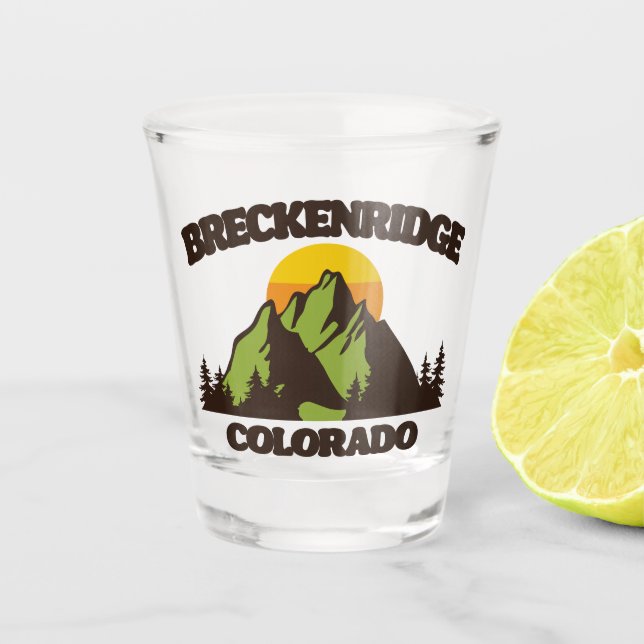 Vaso De Chupito Breckenridge, Colorado (Anverso)