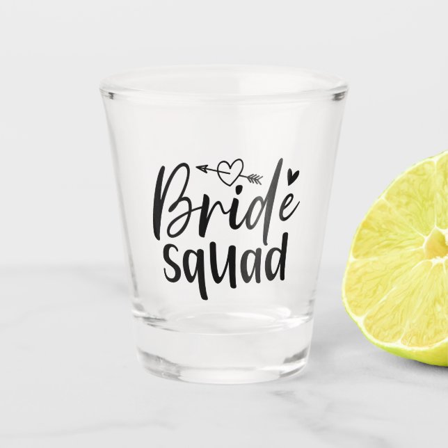 Vaso De Chupito Bride Squad Bachelorette (Anverso)