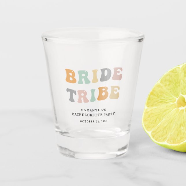 Vaso De Chupito Bride Tribe Fiesta de Despedida de Soltera Persona (Anverso)