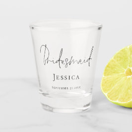 Vaso De Chupito Bridesmaid Gift Script Name Boda Fecha
